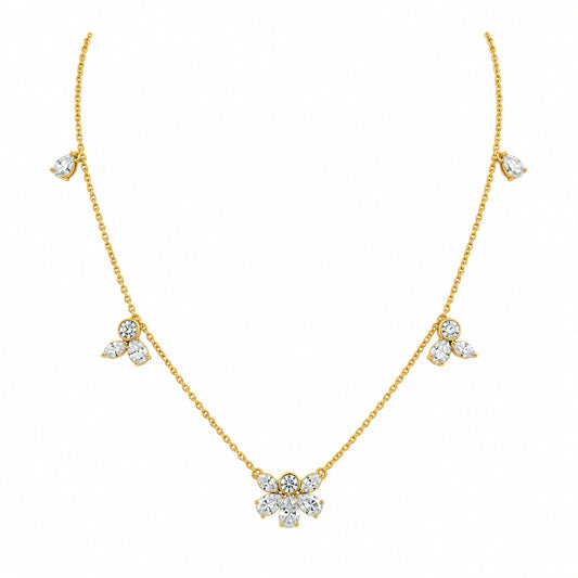 Bloom Cluster Necklace