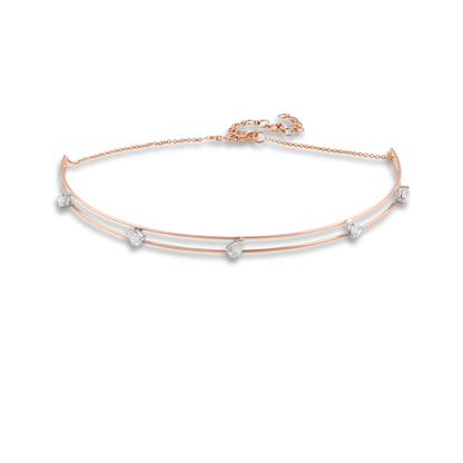 Escape Pear Diamond Choker