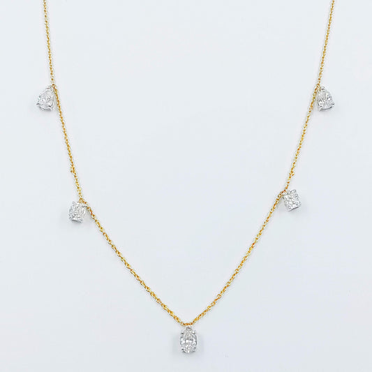 City Light 5 Mix Shape Necklace