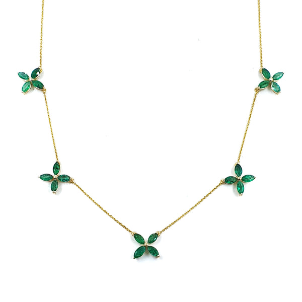 City Light 5 Flower Stackable Necklace