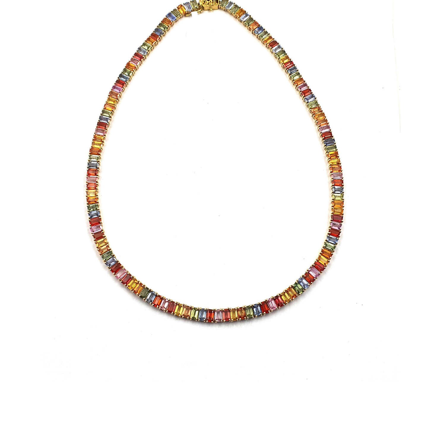 Bloom Sapphire Spectrum Necklace