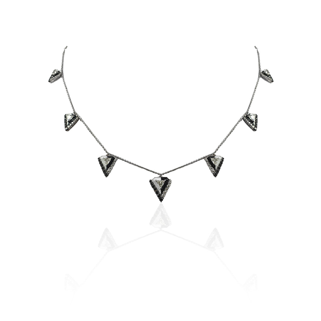 Trio Drop Diamond Necklace