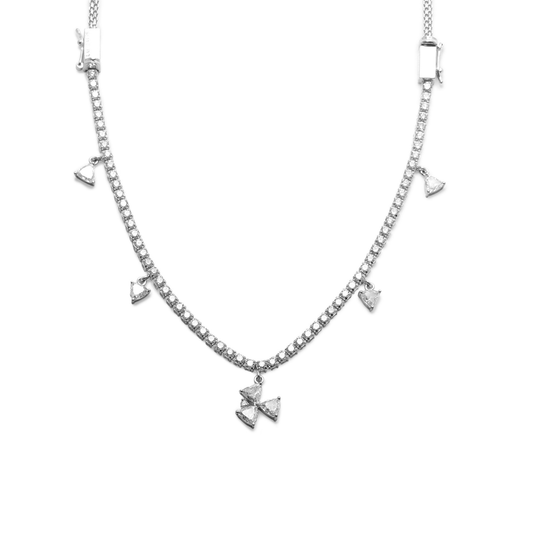 Bloom Diamond Petal Necklace