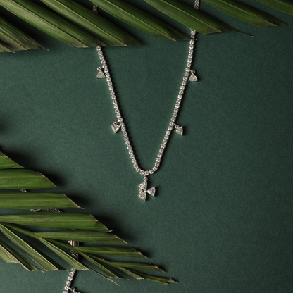 Bloom Diamond Petal Necklace