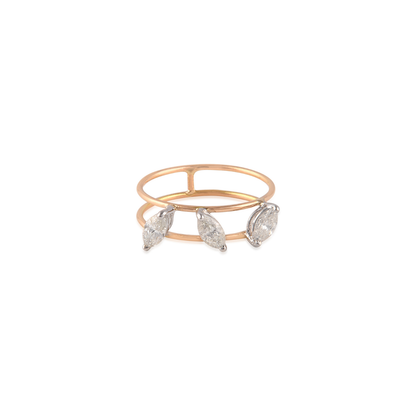Rewind Trilliant mix Diamond Ring