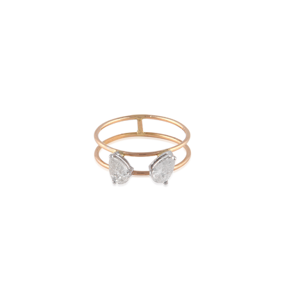 Rewind Dual Diamond Ring
