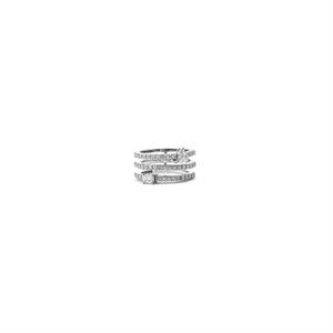 Bloom Layered Diamond Band Ring