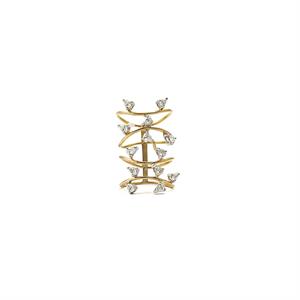 Rise Diamond Sculptural Bracelet