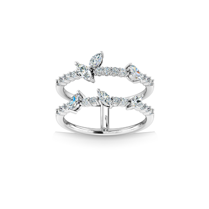 Bloom Open Marquise Diamond Ring