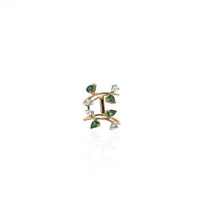 Rise Emerald & Sapphire Floral Ring