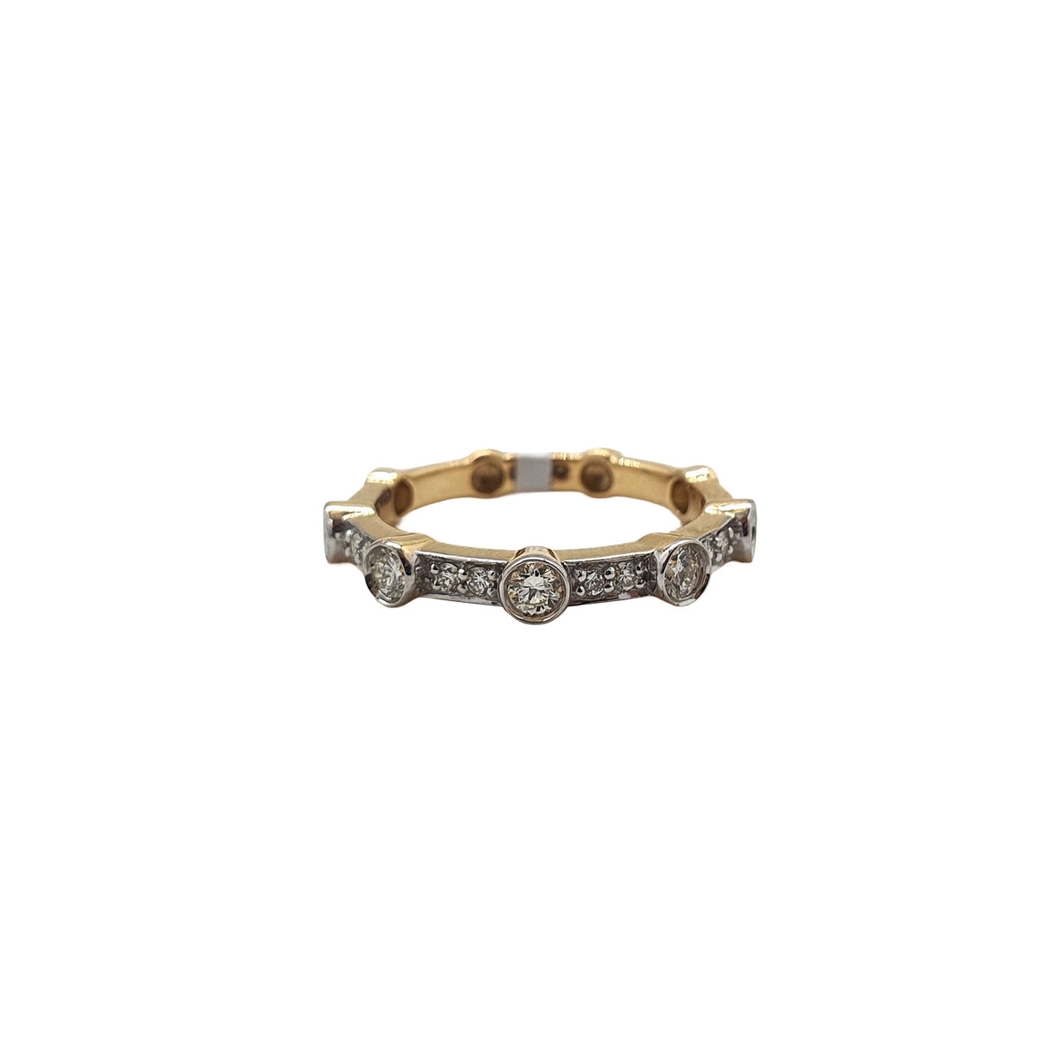 Bloom Round-Cut Diamond Eternity Ring