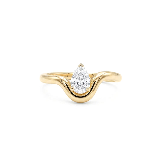 Bloom Pear-Shaped Diamond Ring