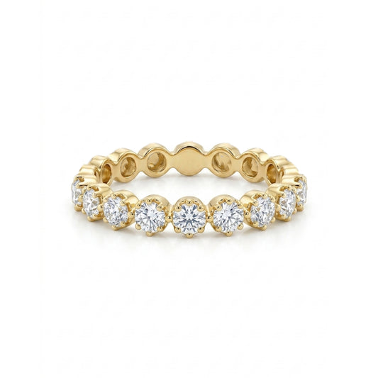 Bloom Diamond Cluster Gold Ring