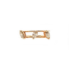 Load image into Gallery viewer, Double Cord Marquise Trio Ring
