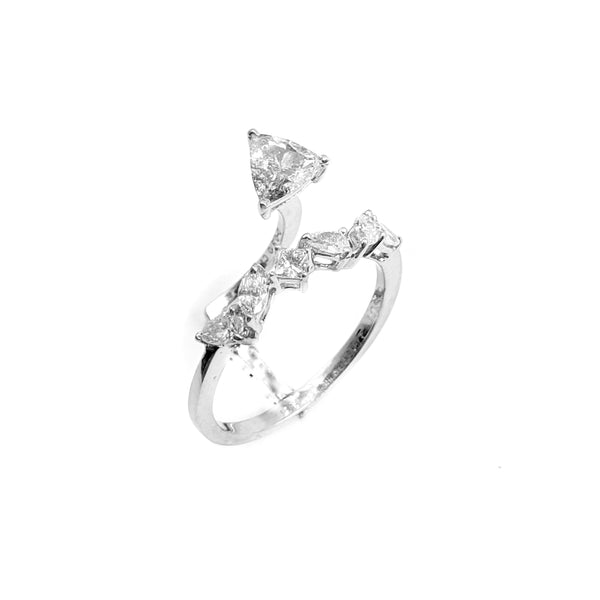 Trillion & Mix Diamonds Ring