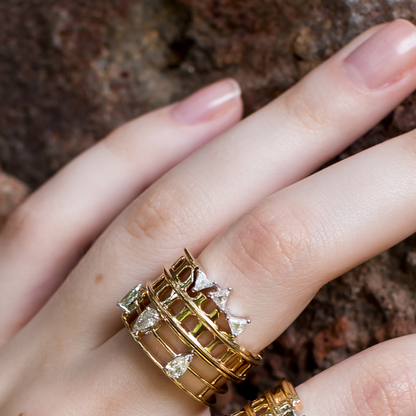 Trillion Colosseum Ring