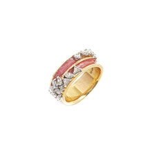 Load image into Gallery viewer, Pink Mix Shape Trio Ring
