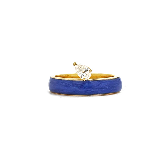 Pear Diamond Ring