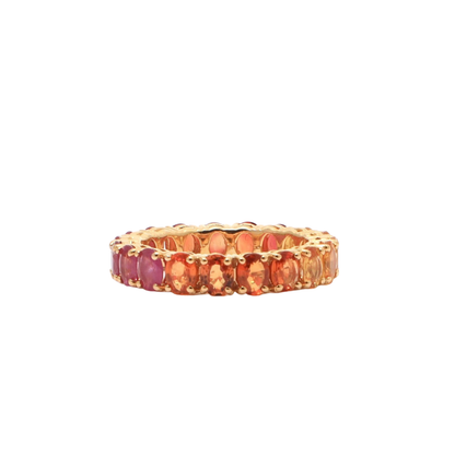 Eternity Band in Sapphire and Ruby
