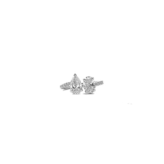 Oval and Pear-cut Ring