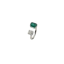 Load image into Gallery viewer, Emerald &amp; Diamond Ring
