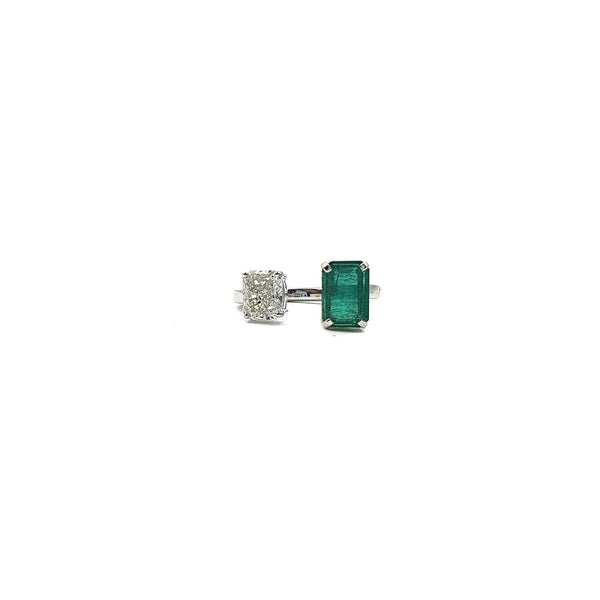 Emerald & Diamond Ring