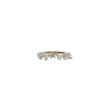 Load image into Gallery viewer, Contemporary Ring- Mixed Diamonds
