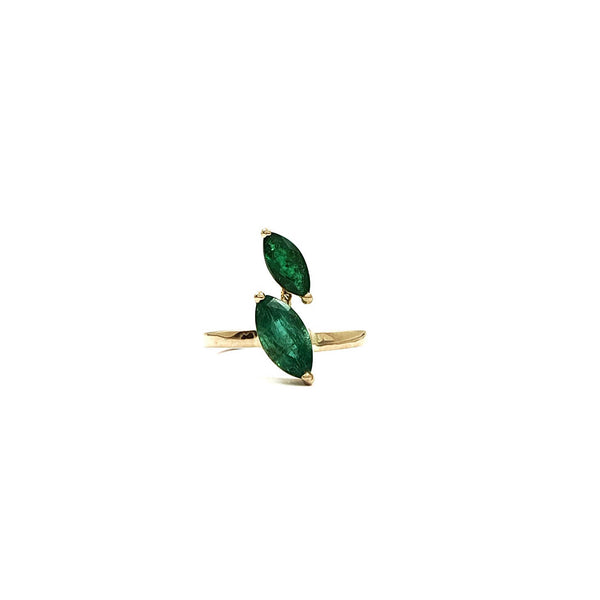 Bloom Reform Ring in Zambian emeralds