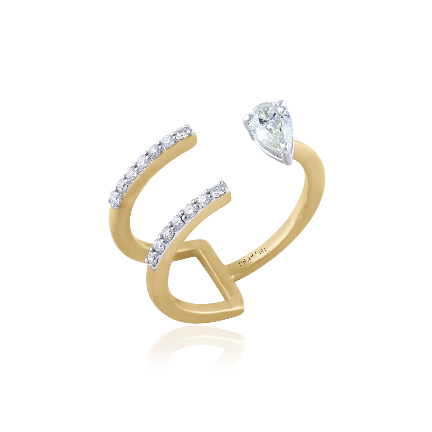 Rise Open Diamond Ring