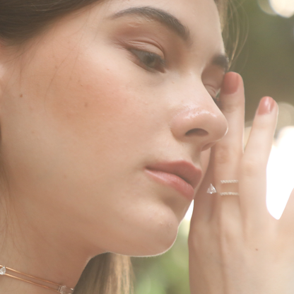 Rise Open Diamond Ring