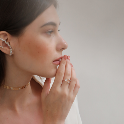 Rise Open Diamond Ring