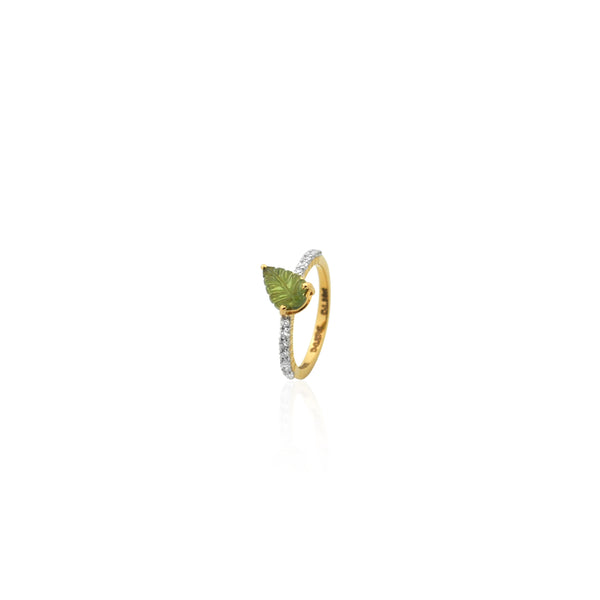 Green Sapphire Ring