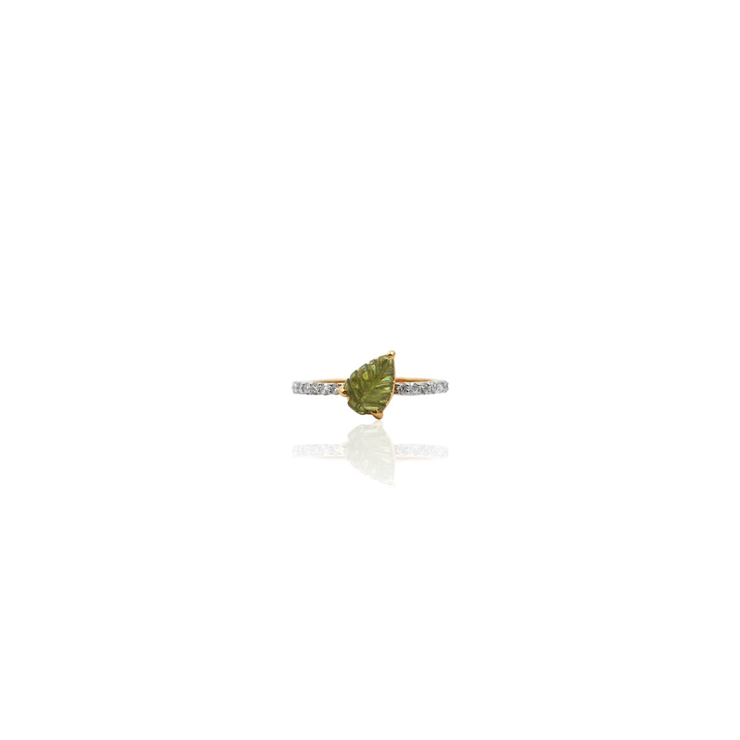 Green Sapphire Ring