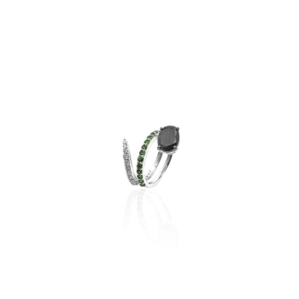 Yin & Yang Ring in Round & Oval Shape Diamond