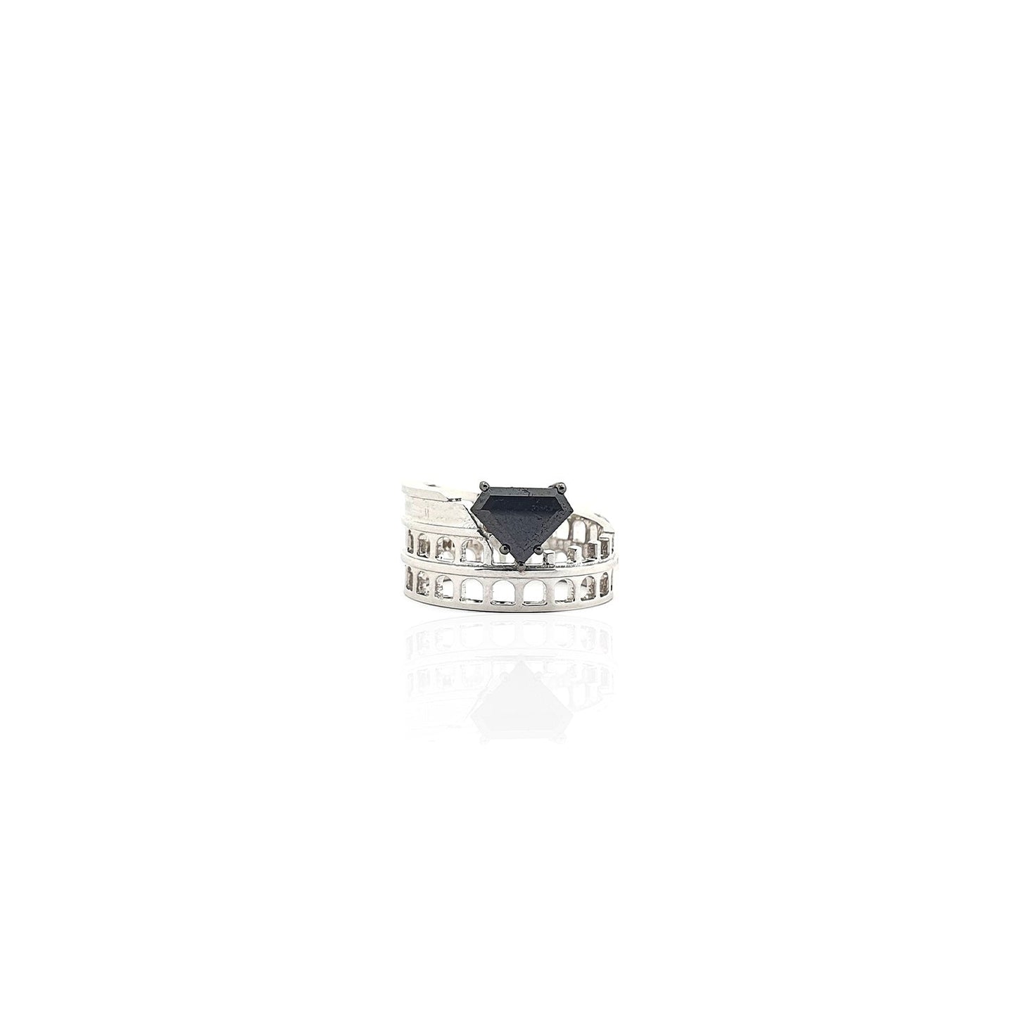 Yin & Yang Diamond Ring