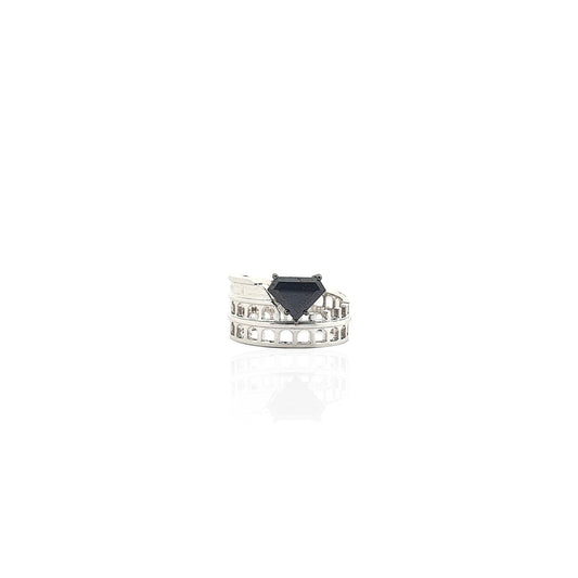 Yin & Yang Diamond Ring