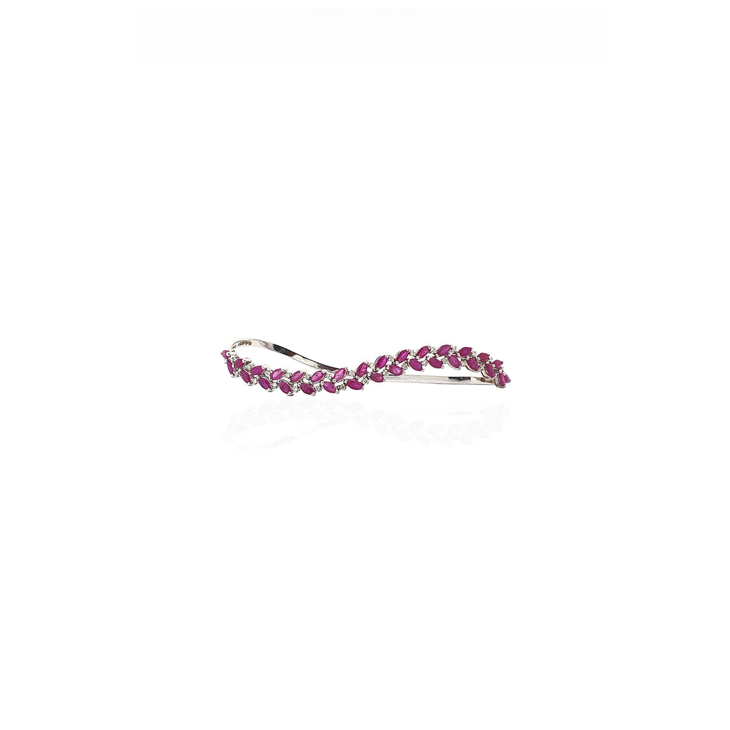 Marquise-cut Ruby & Diamond Palmcuff