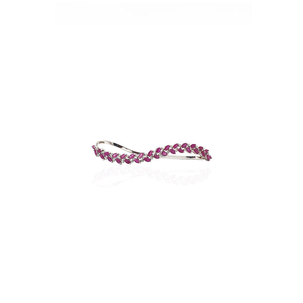 Marquise-cut Ruby & Diamond Palmcuff