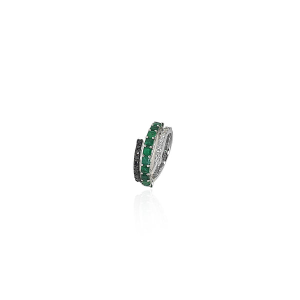 Spiral Emerald Ring