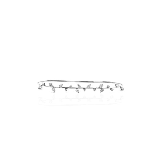 Pear & Round-cut Palm Cuff