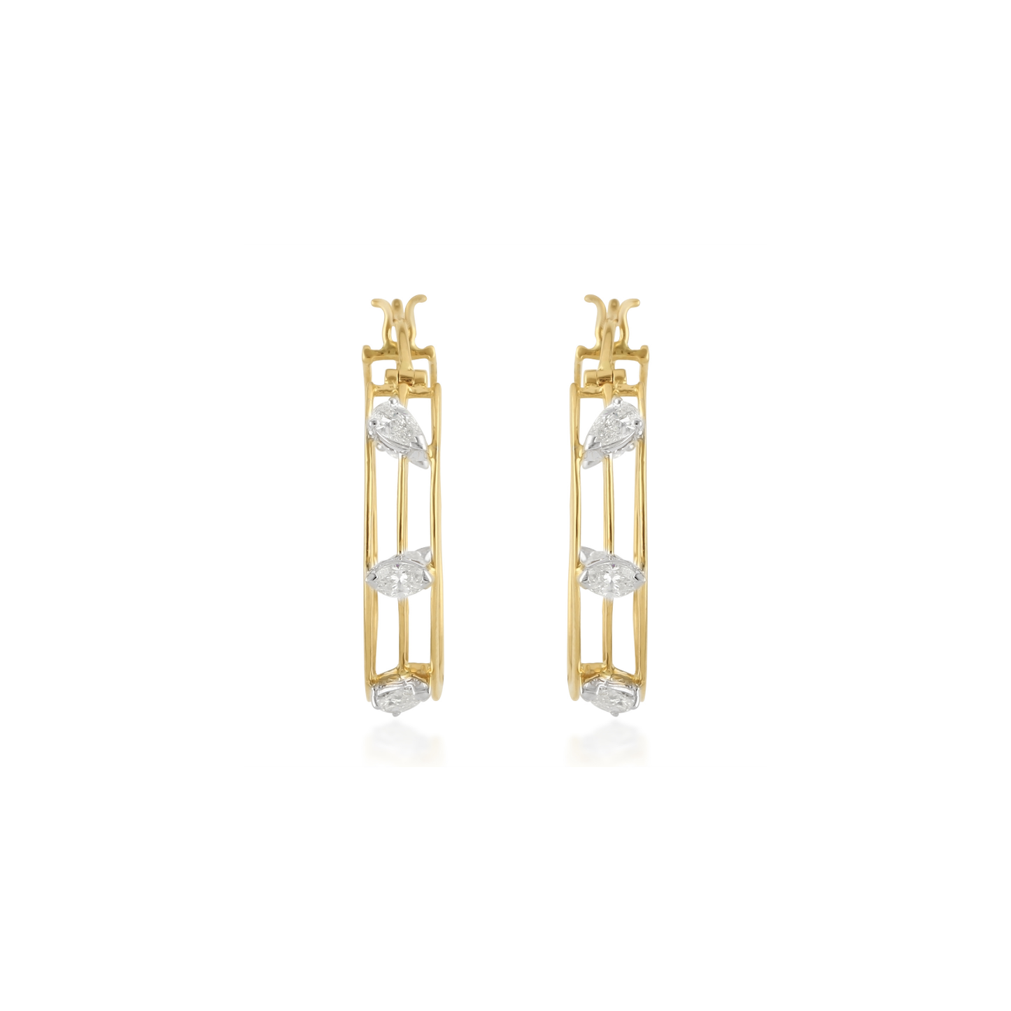 Diamond Drop Earrings
