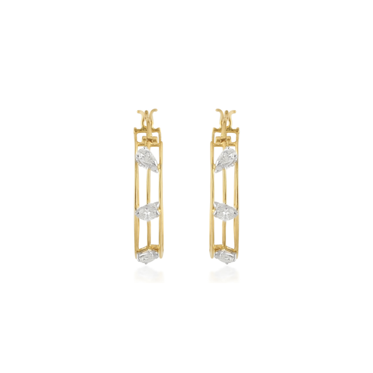 Diamond Drop Earrings