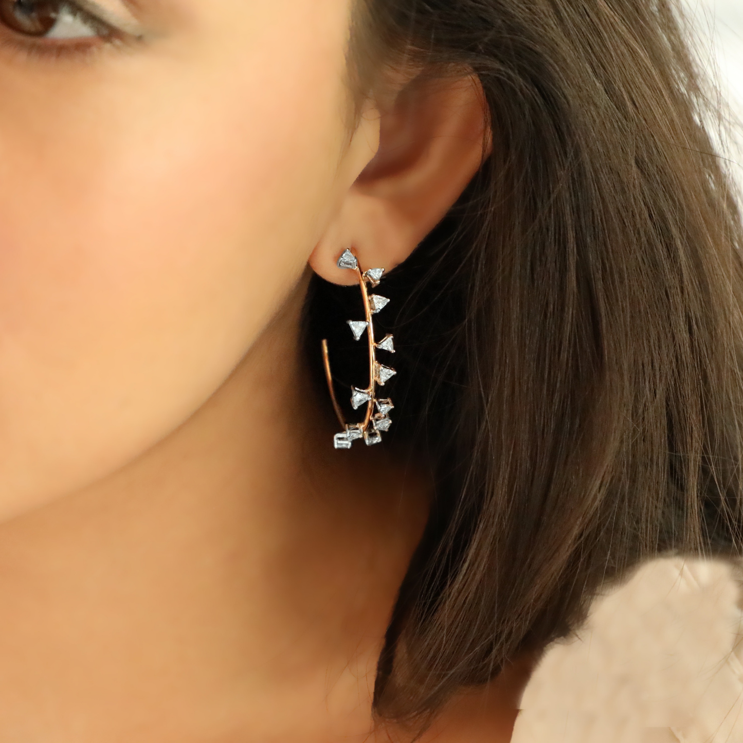 Rise Climb Hoop Earrings