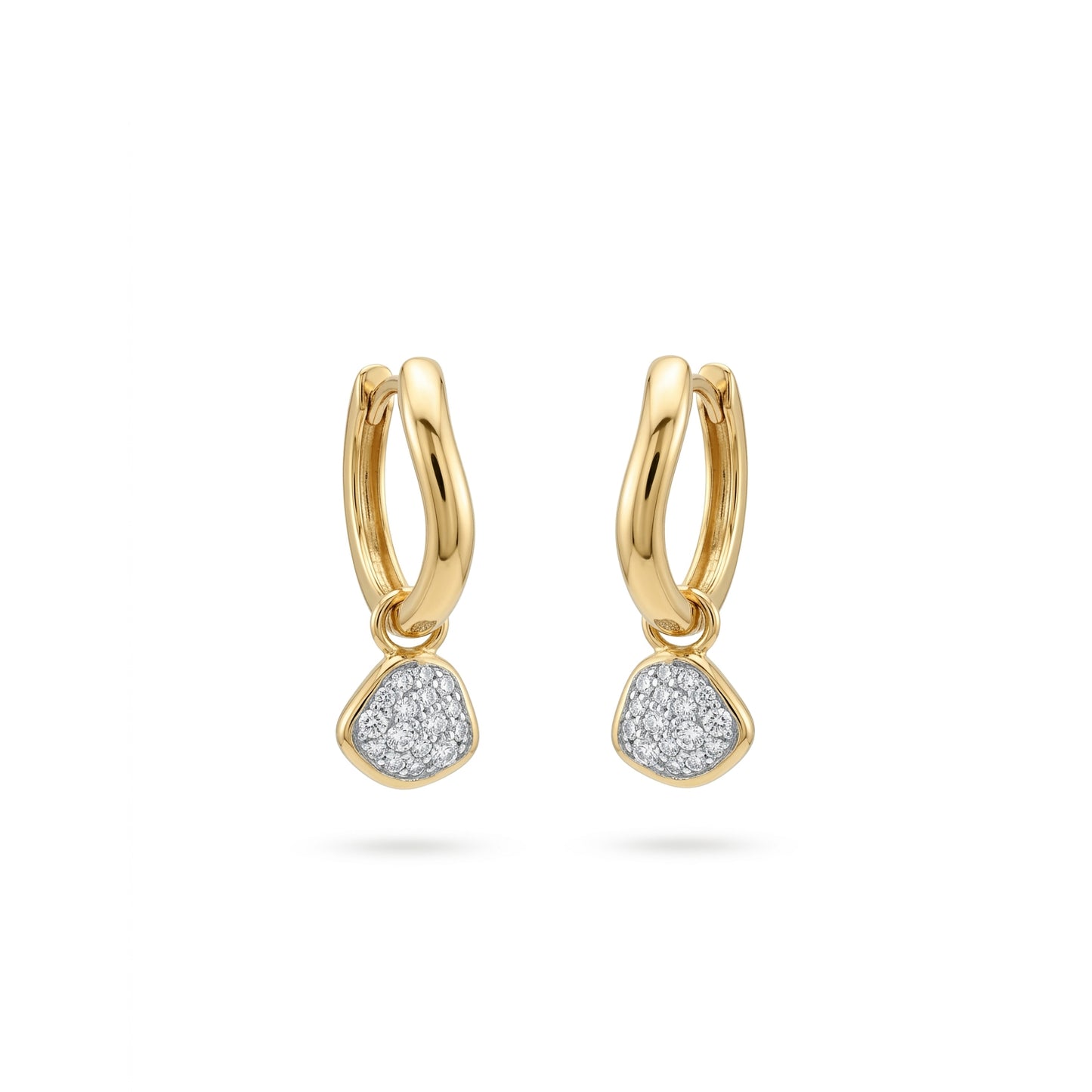 Bloom Diamond Drop Earrings