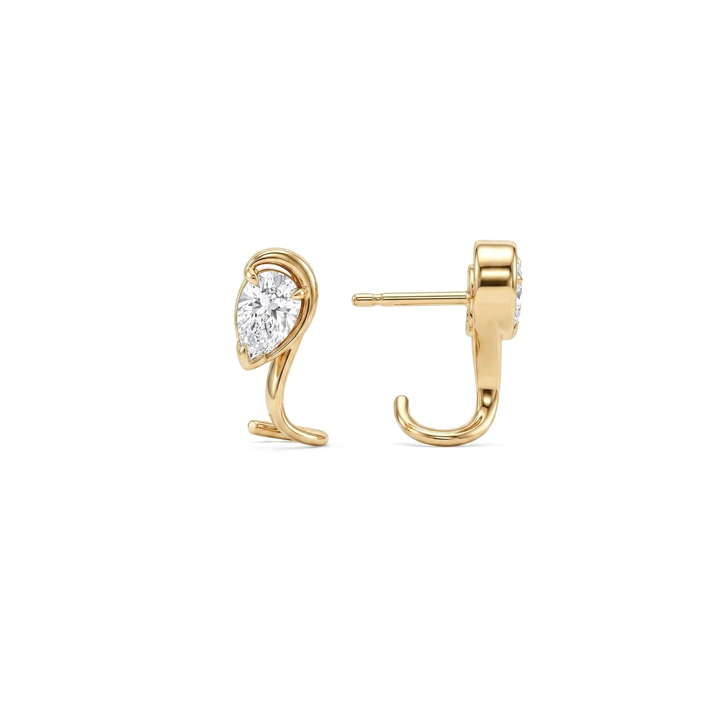 Bloom Marquise Diamond Stud Earrings