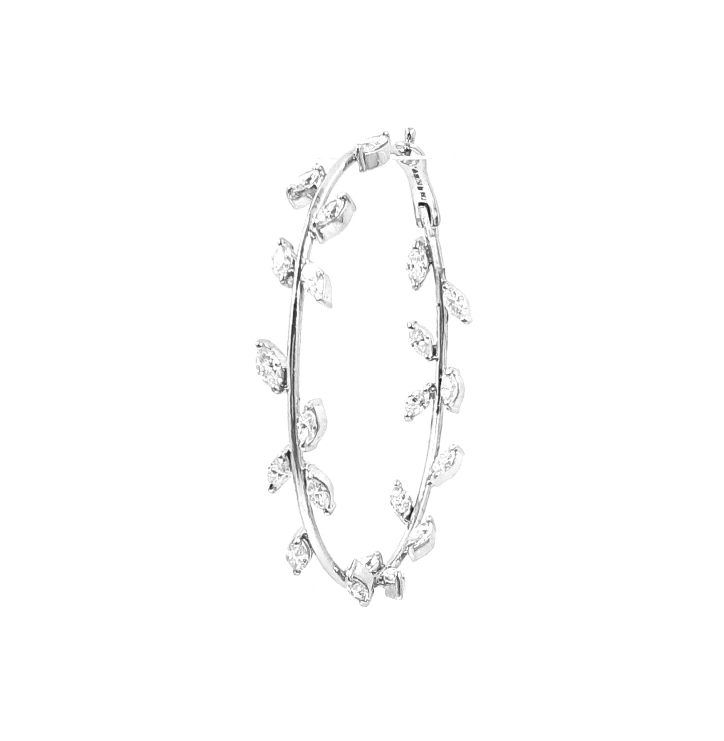 Rise Leafy Hoop