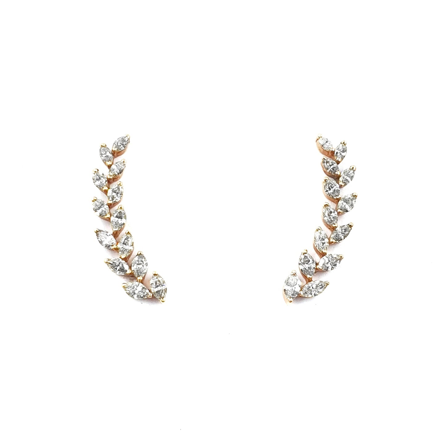 Marquise Shape Ear Sliders