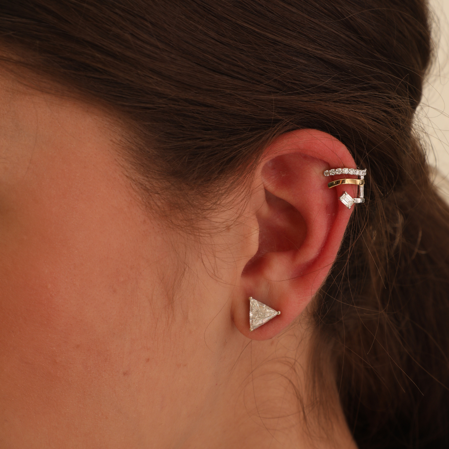 Rise Diamond Ear Jacket