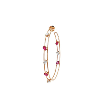 Two Line Oval Hoops