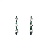 Load image into Gallery viewer, Trillion Shape Trio Earrings
